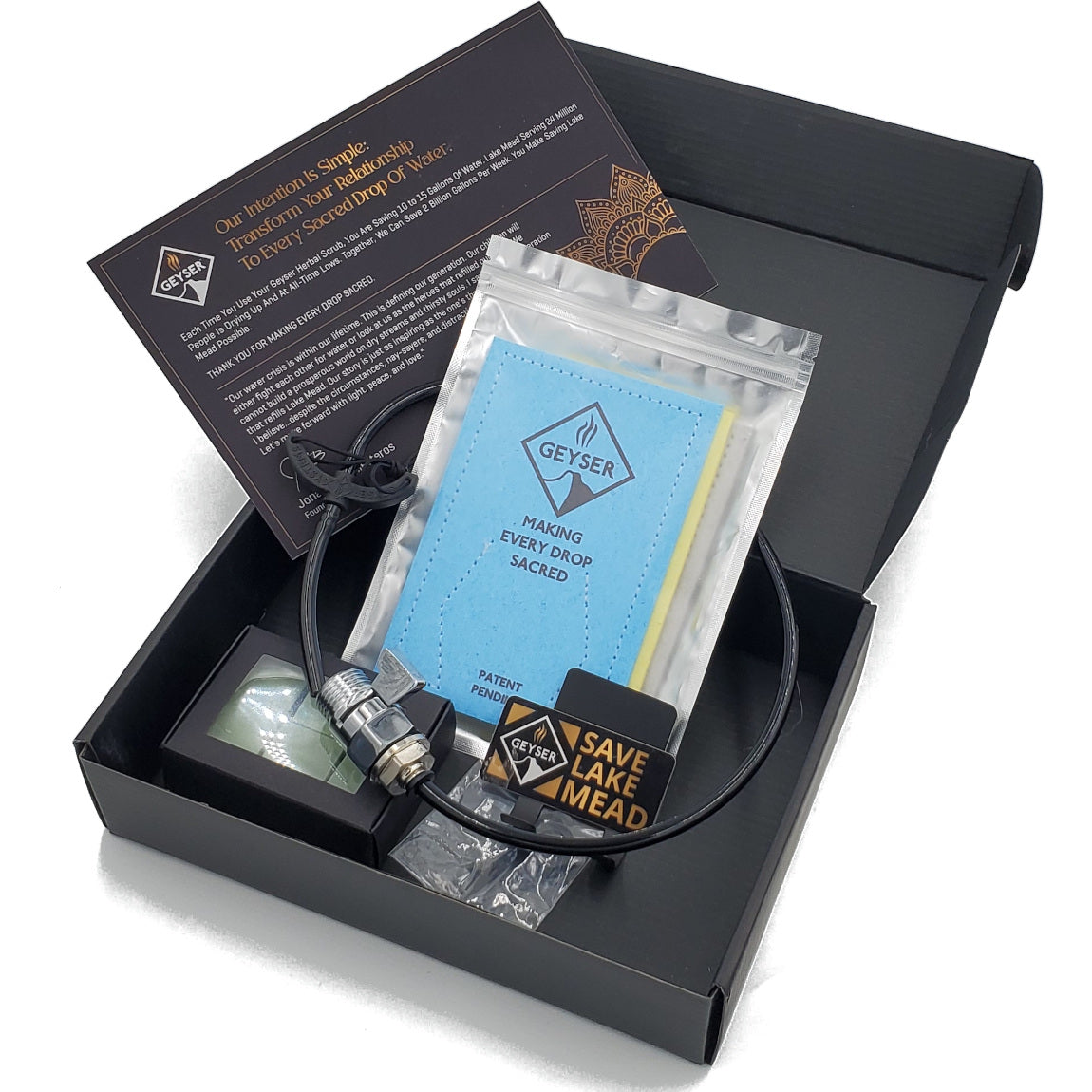 Geyser EcoShower | Replaces Shower Wand | Half Kit