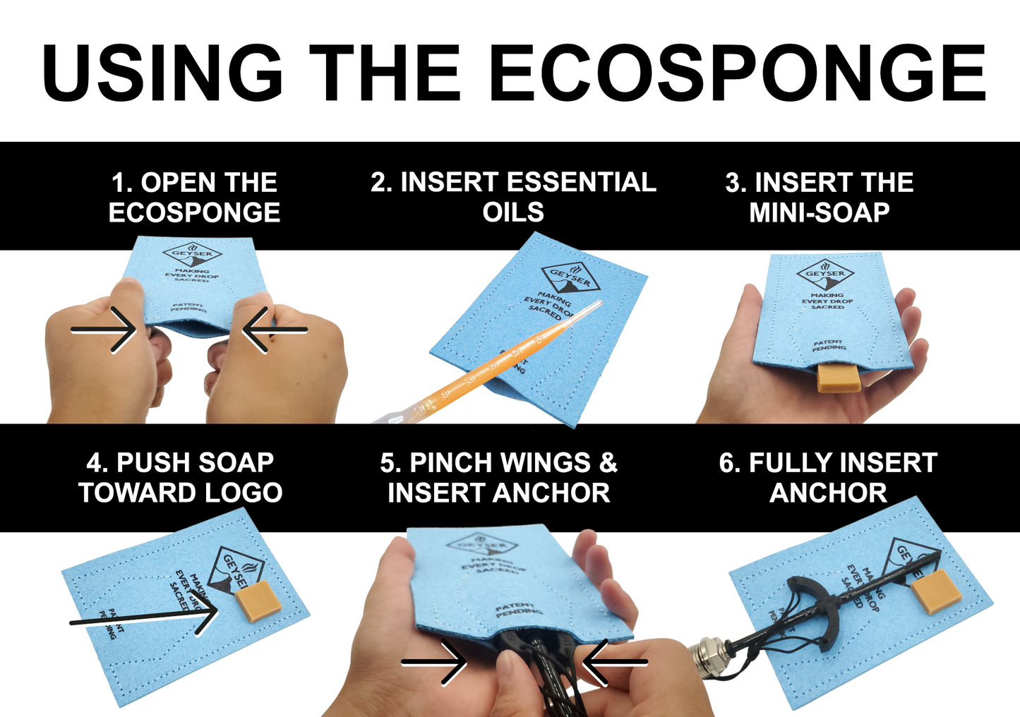 Geyser EcoSponge | Eco-Friendly All-In-One Loofah & Washcloth