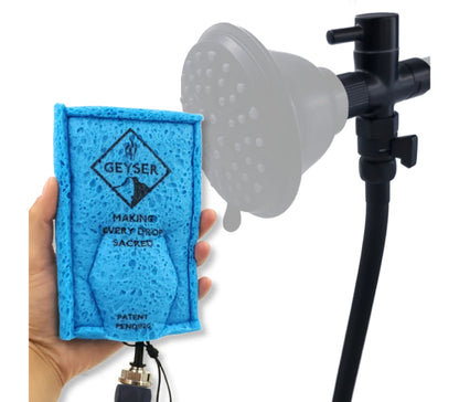 Geyser RV Shower | Installs Behind Shower Head | Full Kit